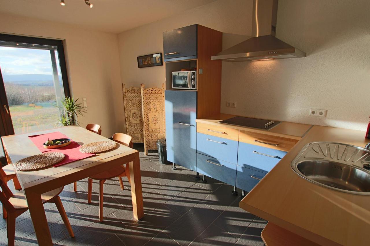 Hunsrueck Valley View Apartment With Cedar Sauna Bruschied Exterior foto