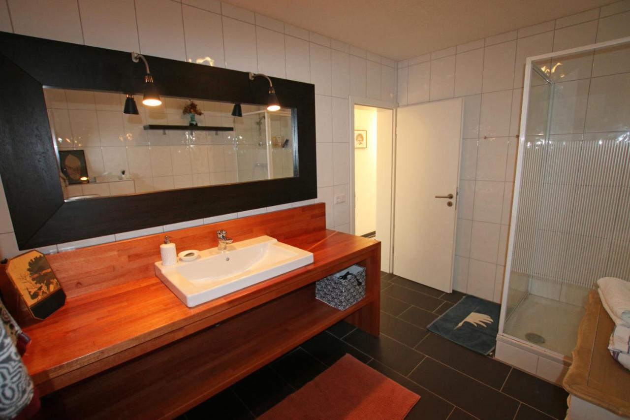 Hunsrueck Valley View Apartment With Cedar Sauna Bruschied Exterior foto